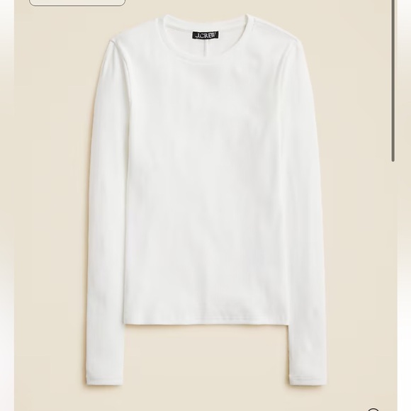 J crew Perfect rib long-sleeve T-shirt - Picture 2 of 4